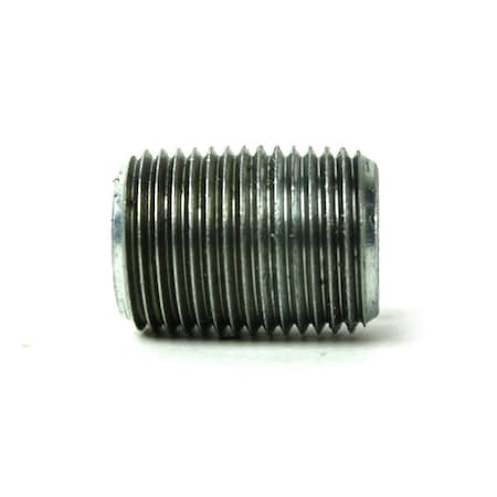 Thrifco Plumbing 1/2 Inch x Close, 1-1/8 Inch Galvanized Steel Nipple 5220001